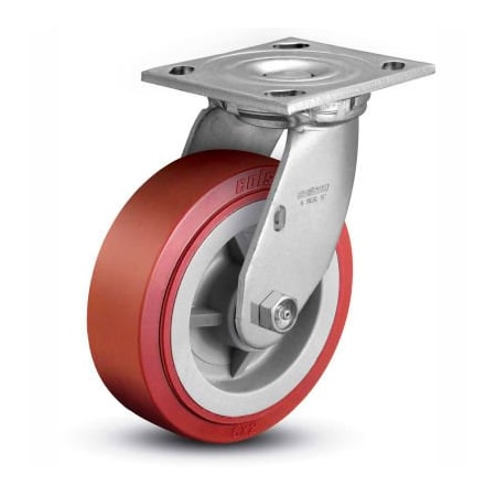 Colson Colson 4 Series Swivel Plate Caster 4.04109.929 - Polyurethane on Polyolefin 4" Dia. 600 Lb. 4.04109.929